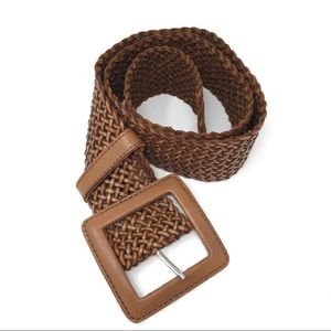 Banana Republic Women’s Woven Leather Belt